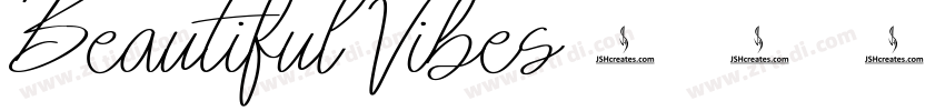 Beautiful Vibes字体转换